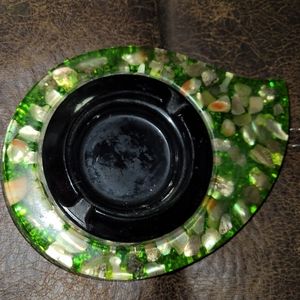 Abalone Shells Encased In Lucite Plastic By Hyler Enterprises USA Vintage